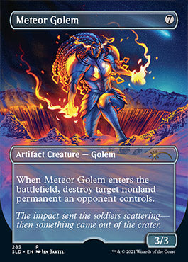 Meteor Golem (Borderless) [Secret Lair Drop Series] | Exor Games New Glasgow