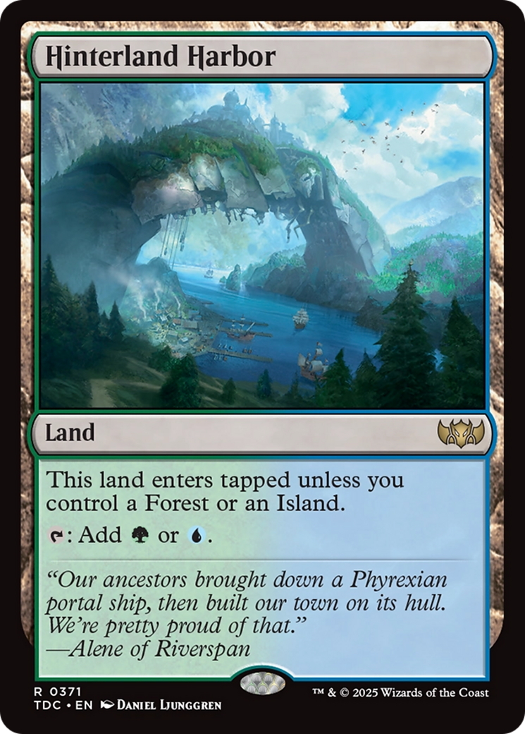 Hinterland Harbor [Tarkir: Dragonstorm Commander] | Exor Games New Glasgow