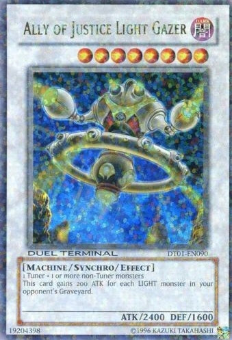 Ally of Justice Light Gazer [DT01-EN090] Ultra Rare | Exor Games New Glasgow