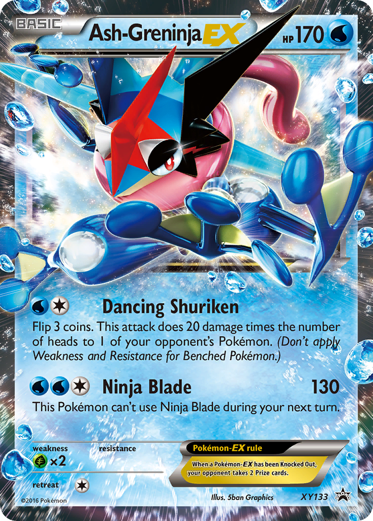 Ash-Greninja EX (XY133) [XY: Black Star Promos] | Exor Games New Glasgow