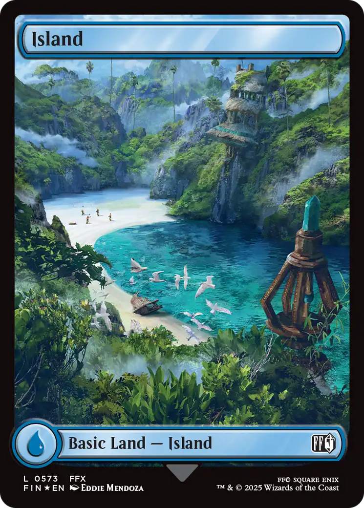 Island (0573) (Surge Foil) [FINAL FANTASY] | Exor Games New Glasgow