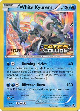 White Kyurem (XY128) (Staff) [XY: Black Star Promos] | Exor Games New Glasgow