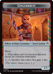 Gingerbrute // Myr Double-Sided Token [Reality Fracture Commander Tokens] | Exor Games New Glasgow