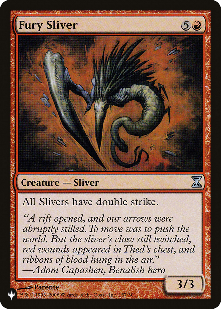 Fury Sliver [The List Reprints] | Exor Games New Glasgow