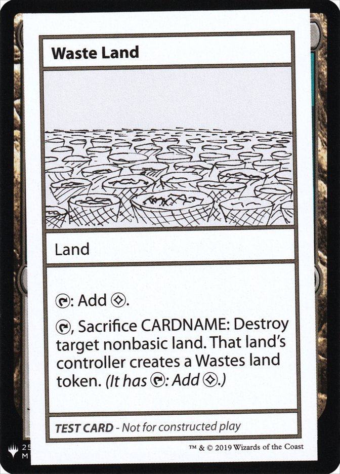 Waste Land [Mystery Booster Playtest Cards] | Exor Games New Glasgow