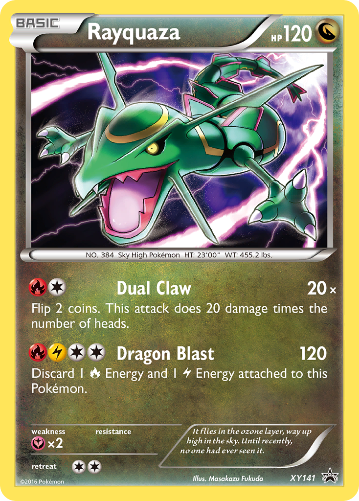 Rayquaza (XY141) [XY: Black Star Promos] | Exor Games New Glasgow