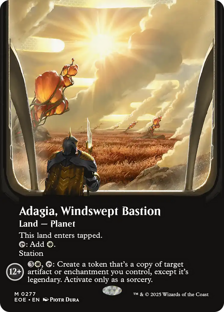 Adagia, Windswept Bastion (Borderless) [Edge of Eternities] | Exor Games New Glasgow