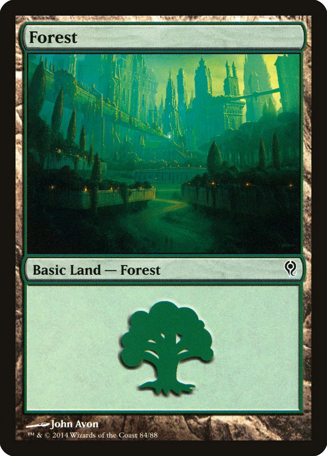 Forest (84) [Duel Decks: Jace vs. Vraska] | Exor Games New Glasgow