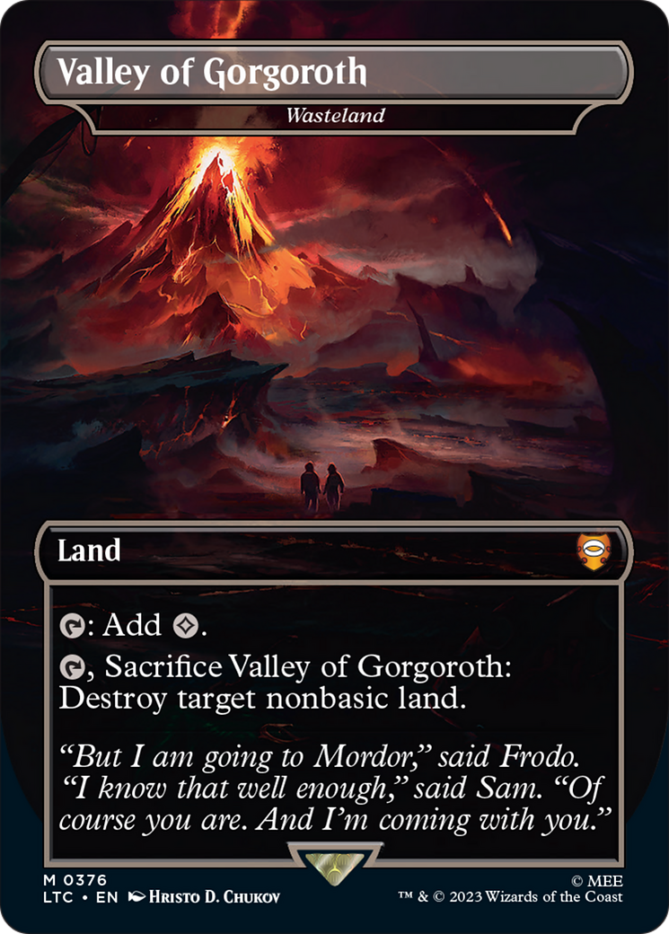 Valley of Gorgoroth - Wasteland [The Lord of the Rings: Tales of Middle-Earth Commander] | Exor Games New Glasgow