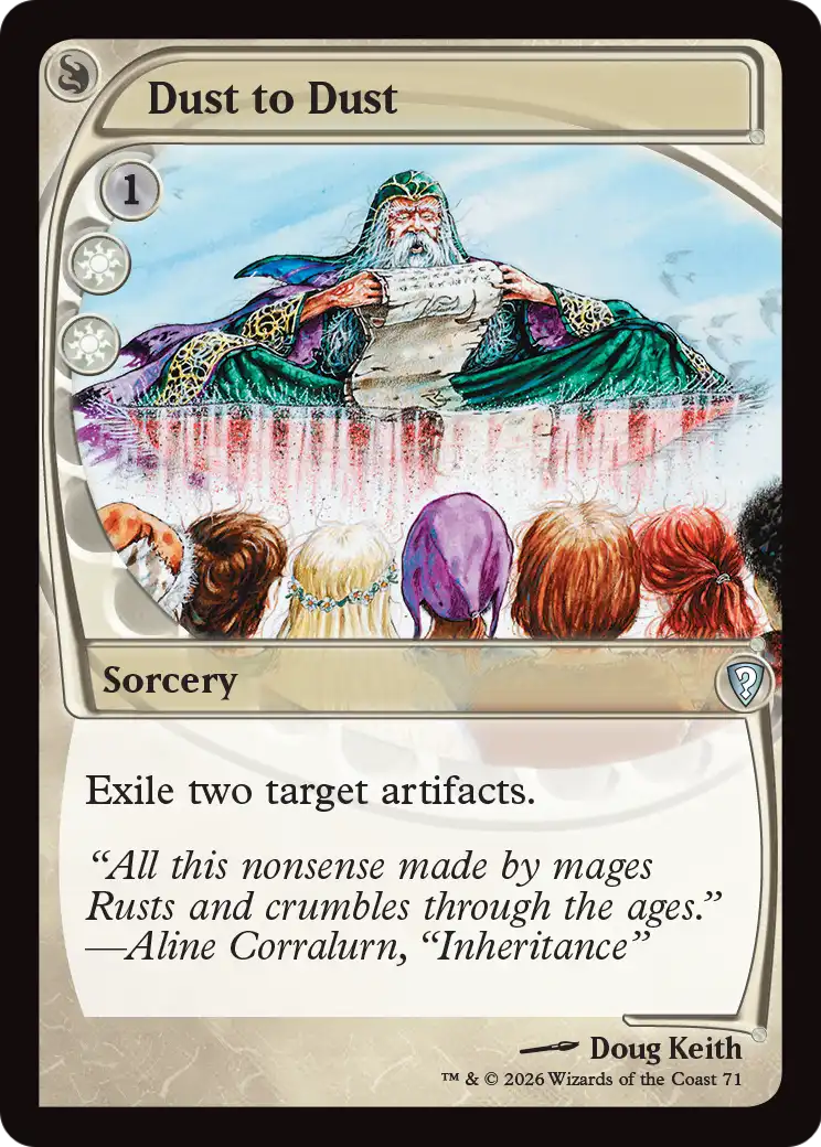Dust to Dust (Future Sight) [Mystery Booster: Commander Edition] | Exor Games New Glasgow