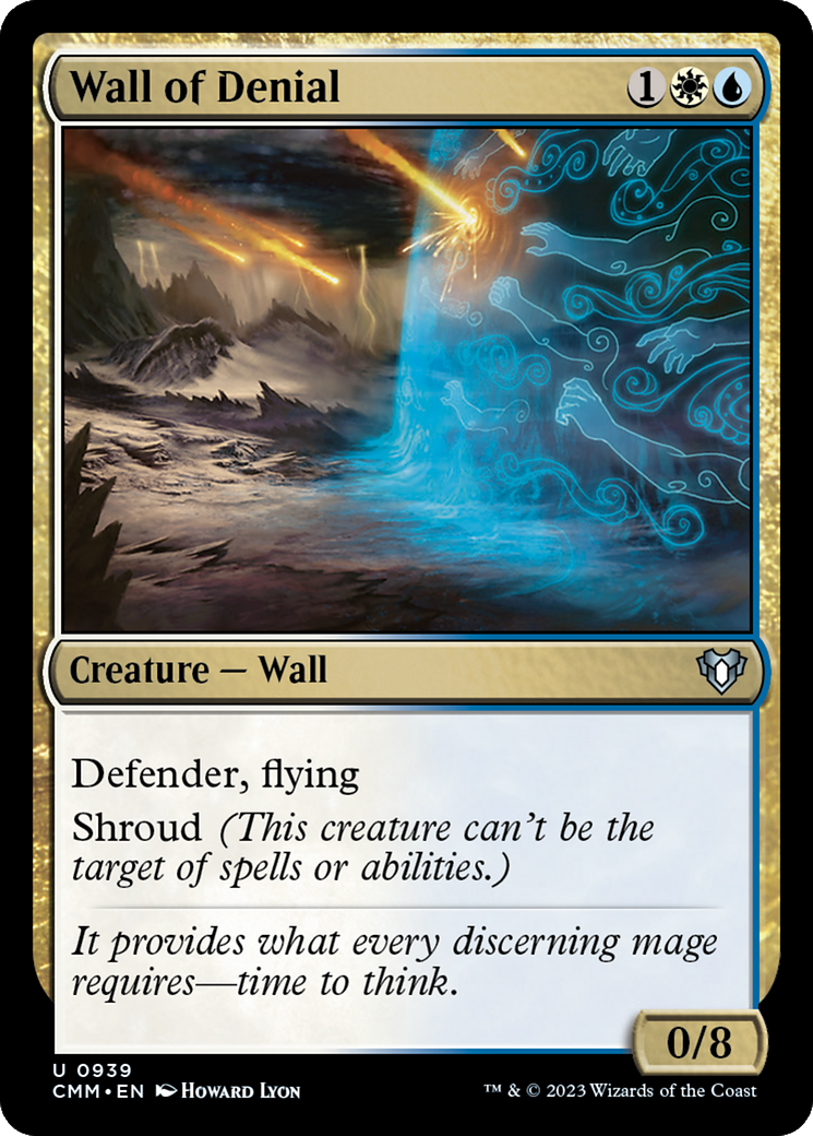 Wall of Denial [Commander Masters] | Exor Games New Glasgow