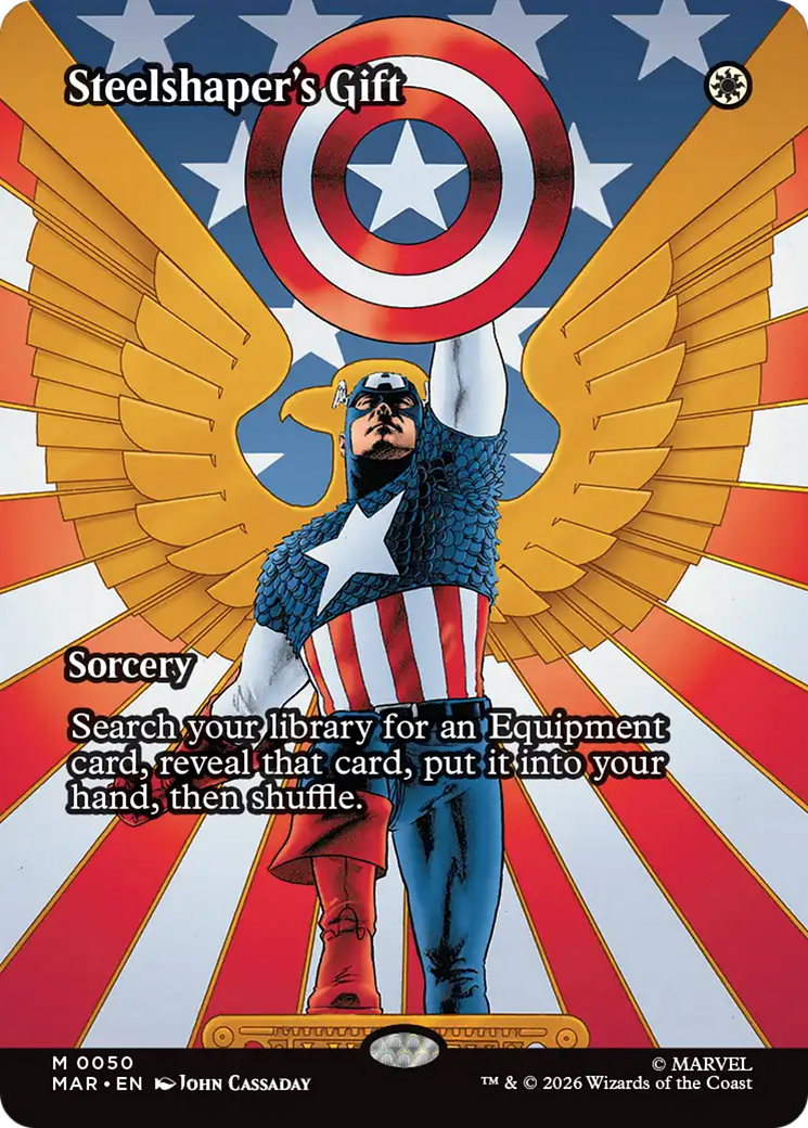 Steelshaper's Gift (Borderless) [Marvel Universe: Eternal-Legal] | Exor Games New Glasgow
