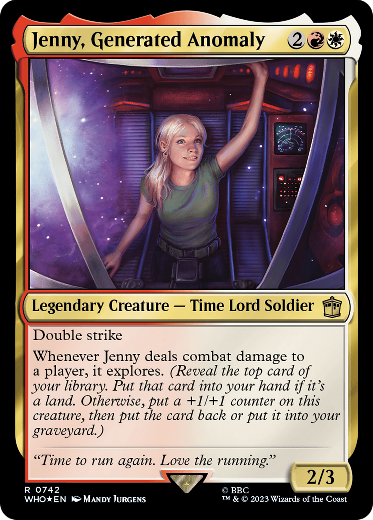 Jenny, Generated Anomaly (Surge Foil) [Doctor Who] | Exor Games New Glasgow