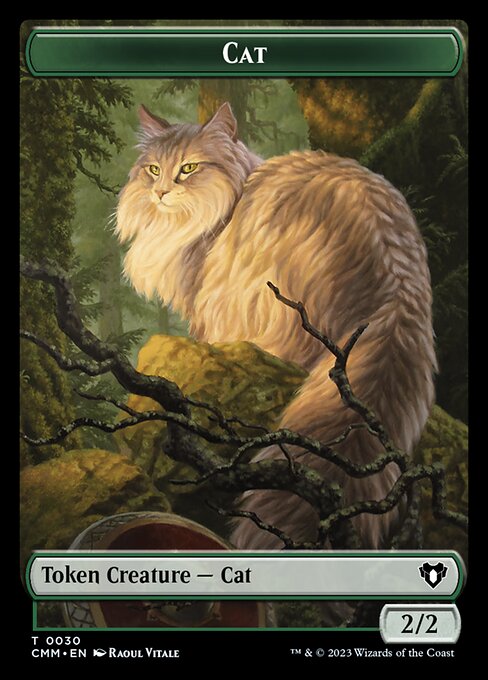 Eldrazi // Cat (0030) Double-Sided Token [Commander Masters Tokens] | Exor Games New Glasgow