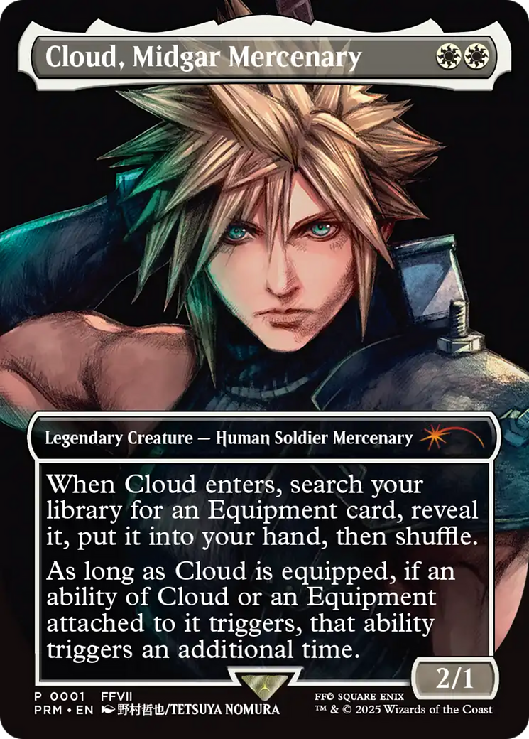 Cloud, Midgar Mercenary [Pro Tour Promos] | Exor Games New Glasgow