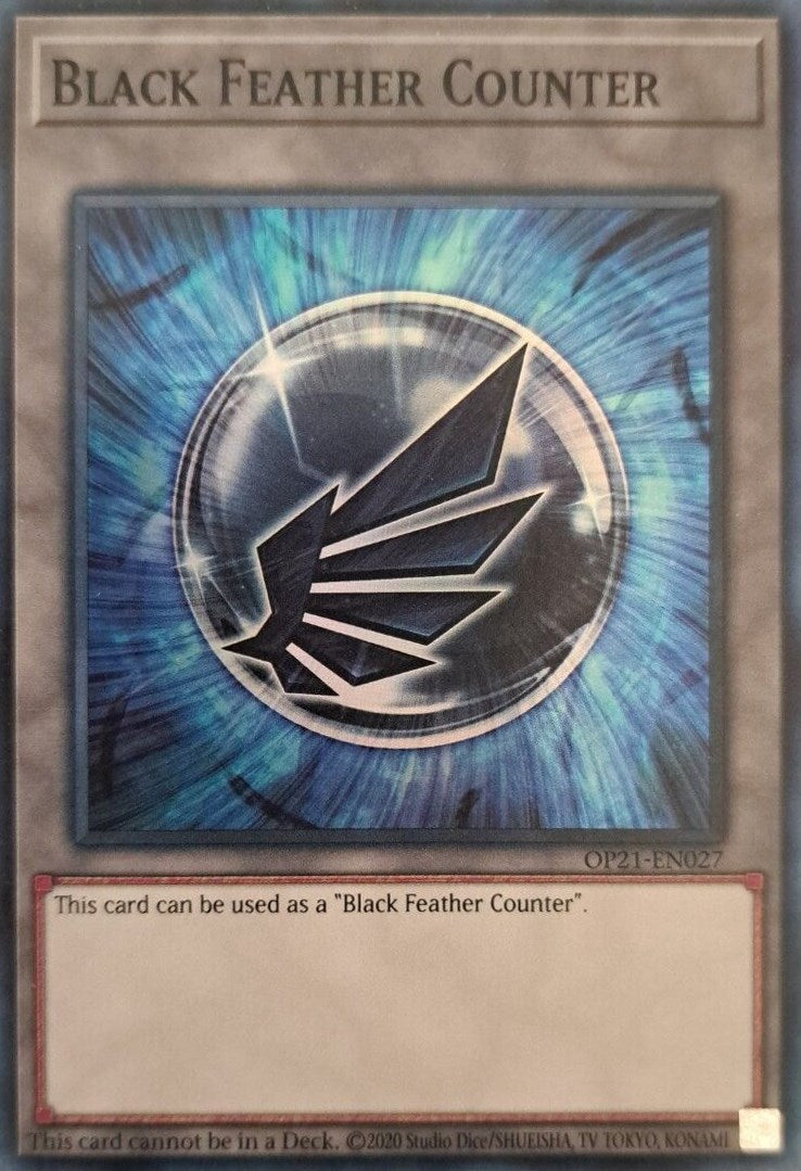 Black Feather Counter [OP21-EN027] Super Rare | Exor Games New Glasgow