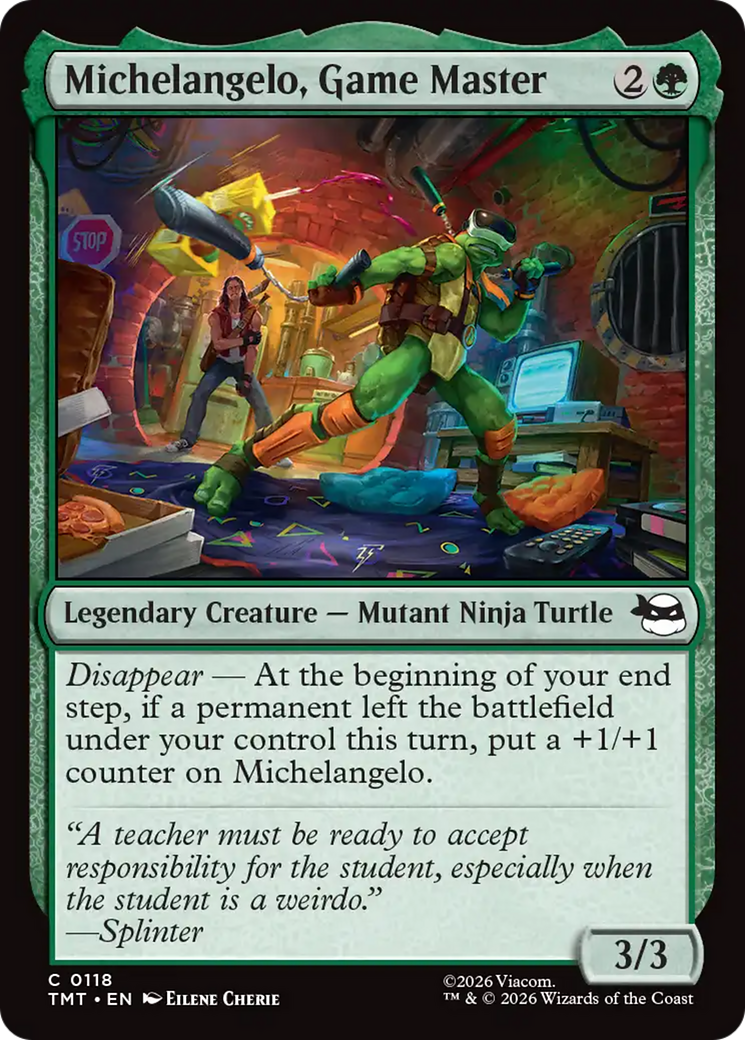 Michelangelo, Game Master [Teenage Mutant Ninja Turtles] | Exor Games New Glasgow