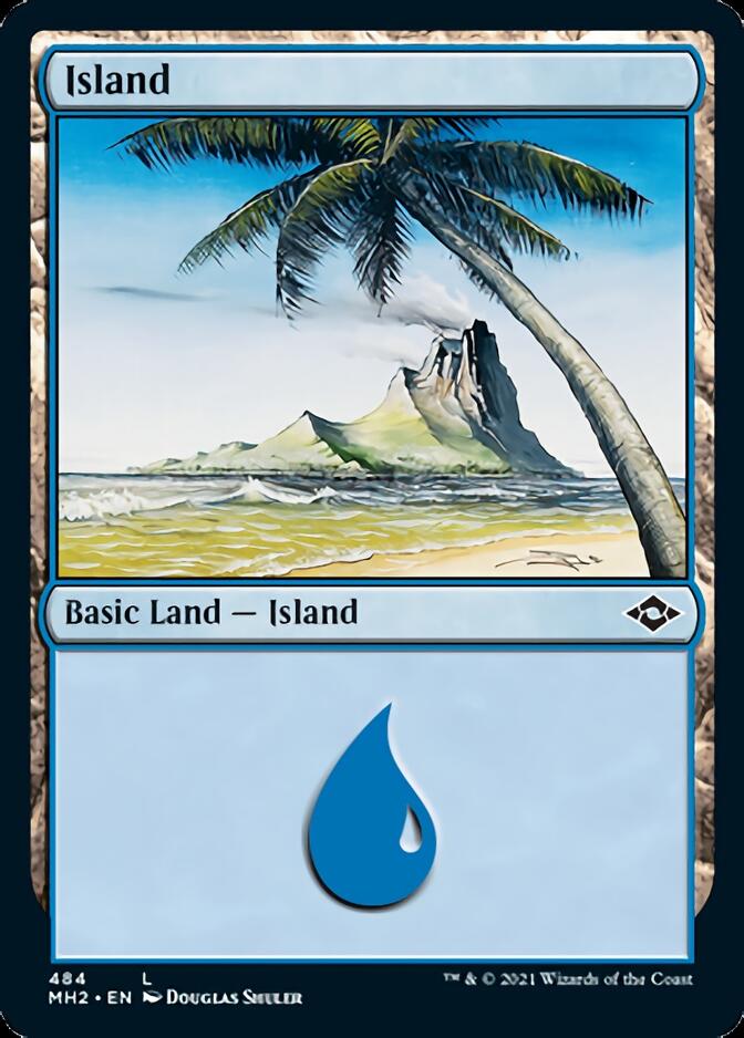 Island (484) (Foil Etched) [Modern Horizons 2] | Exor Games New Glasgow