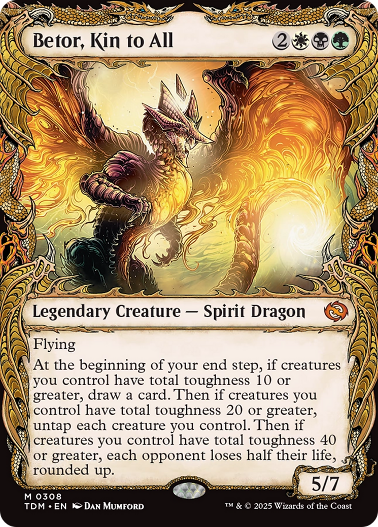 Betor, Kin to All (Showcase) [Tarkir: Dragonstorm] | Exor Games New Glasgow