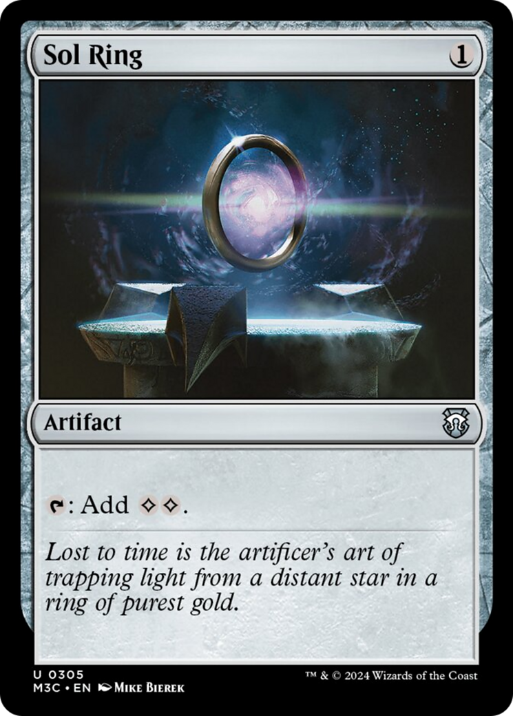 Sol Ring (Ripple Foil) [Modern Horizons 3 Commander] | Exor Games New Glasgow