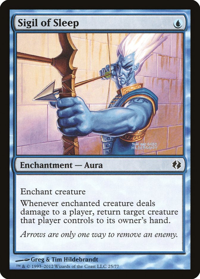 Sigil of Sleep [Duel Decks: Venser vs. Koth] | Exor Games New Glasgow