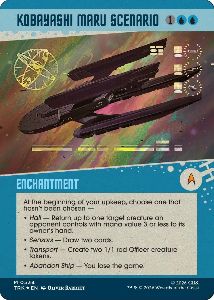 Kobayashi Maru Scenario (Showcase) (Surge Foil) [Star Trek] | Exor Games New Glasgow