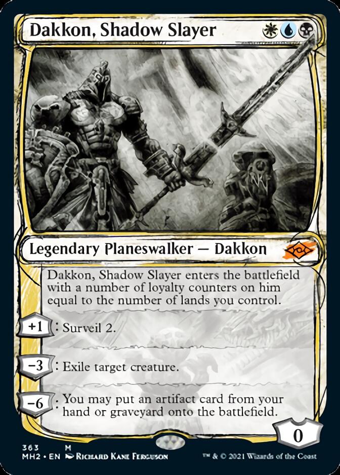 Dakkon, Shadow Slayer (Sketch) [Modern Horizons 2] | Exor Games New Glasgow