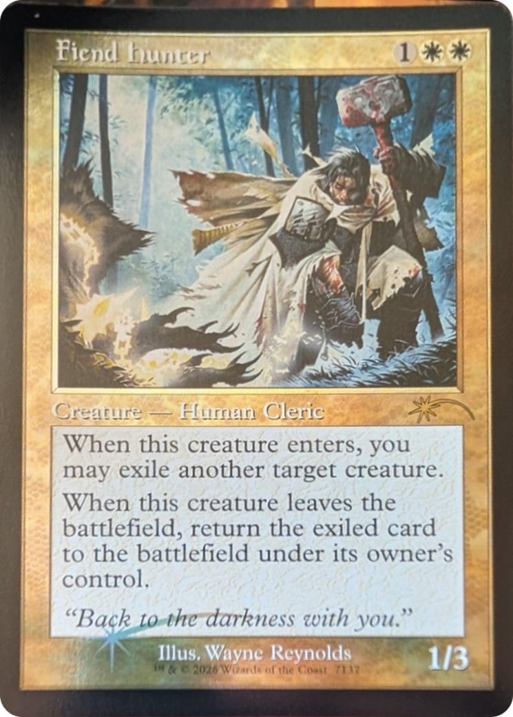 Fiend Hunter (Retro Frame) [Secret Lair Drop Series] | Exor Games New Glasgow