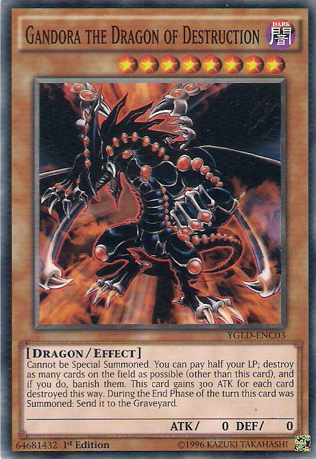 Gandora the Dragon of Destruction [YGLD-ENC03] Common | Exor Games New Glasgow