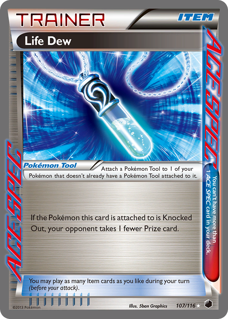 Life Dew (107/116) [Black & White: Plasma Freeze] | Exor Games New Glasgow