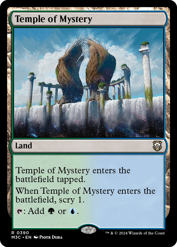 Temple of Mystery (Ripple Foil) [Modern Horizons 3 Commander] | Exor Games New Glasgow