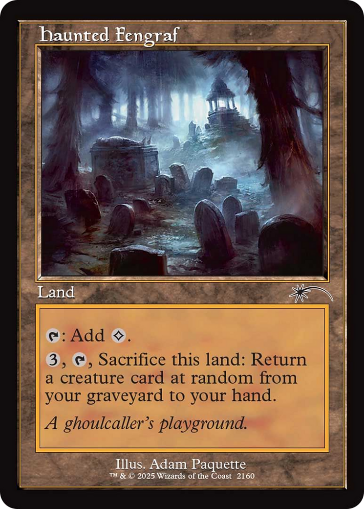 Haunted Fengraf (Retro Frame) [Secret Lair Drop Series] | Exor Games New Glasgow