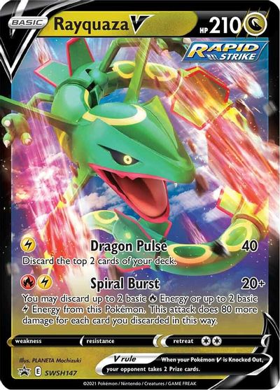 Rayquaza V (SWSH147) [Sword & Shield: Black Star Promos] | Exor Games New Glasgow