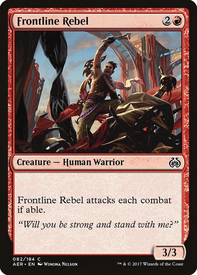 Frontline Rebel [Aether Revolt] | Exor Games New Glasgow