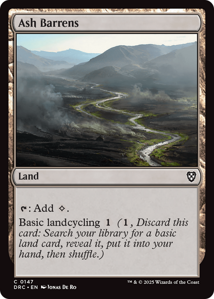 Ash Barrens [Aetherdrift Commander] | Exor Games New Glasgow