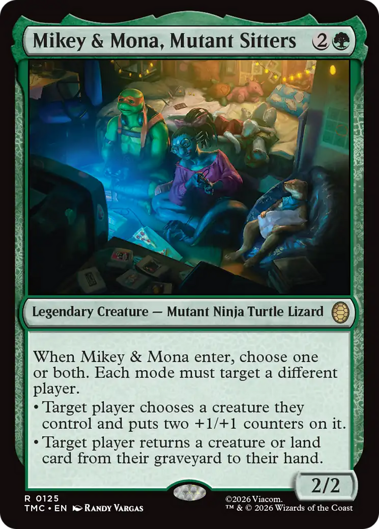 Mikey & Mona, Mutant Sitters [Teenage Mutant Ninja Turtles Commander] | Exor Games New Glasgow