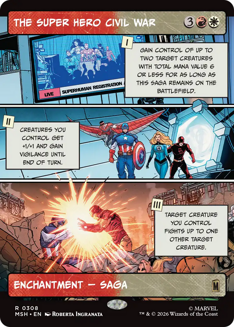 The Super Hero Civil War (Borderless) [Marvel Super Heroes] | Exor Games New Glasgow