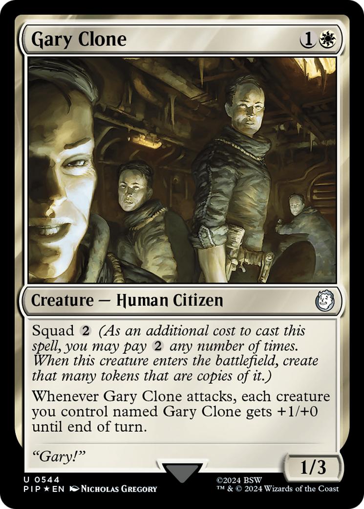 Gary Clone (Surge Foil) [Fallout] | Exor Games New Glasgow