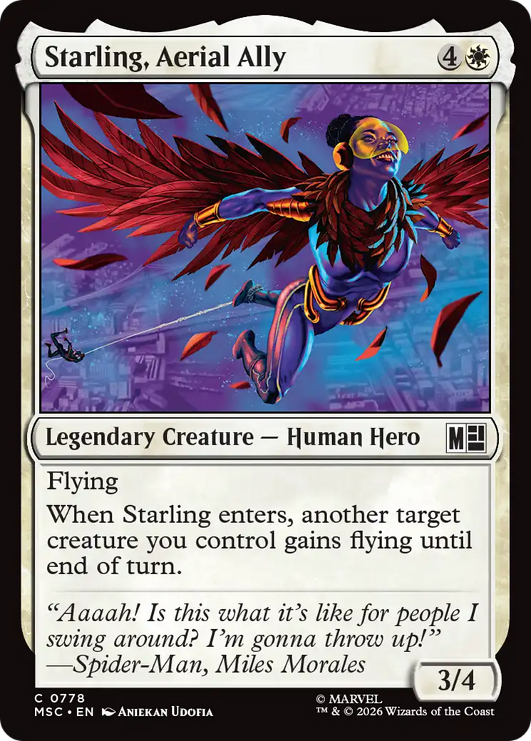 Starling, Aerial Ally [Marvel Super Heroes Commander] | Exor Games New Glasgow