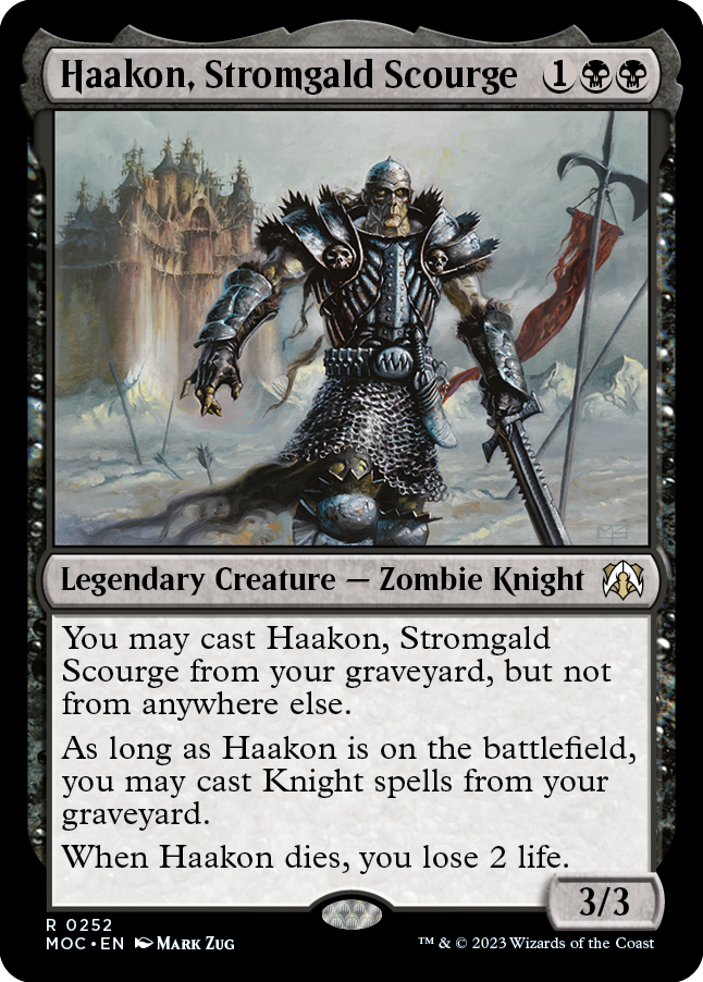 Haakon, Stromgald Scourge [March of the Machine Commander] | Exor Games New Glasgow