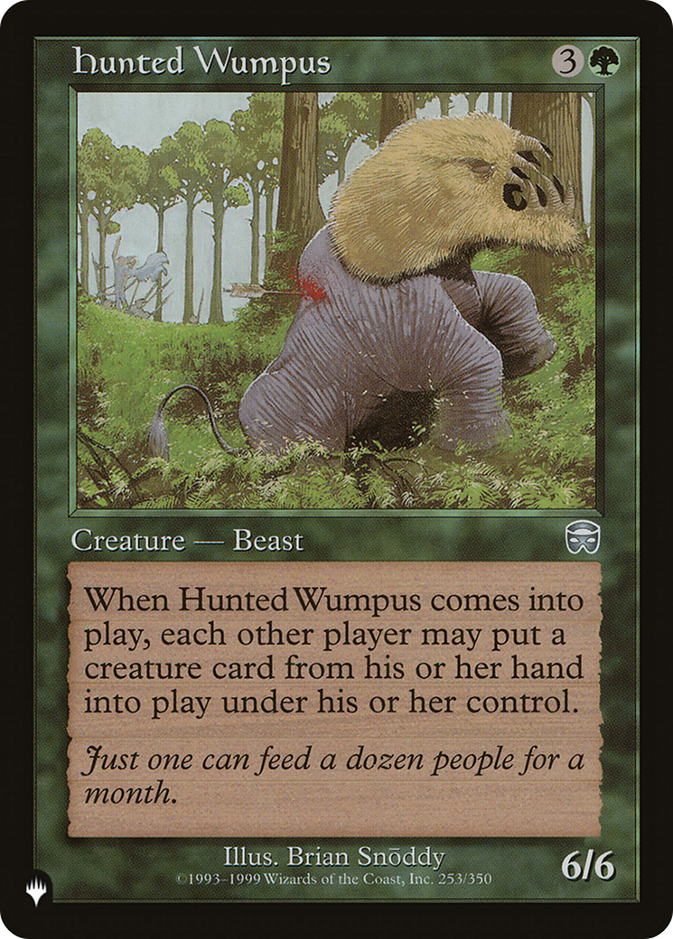 Hunted Wumpus [The List Reprints] | Exor Games New Glasgow