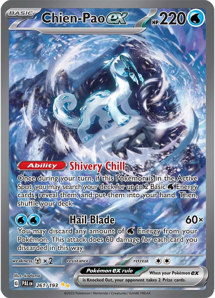 Chien-Pao ex (261/193) [Scarlet & Violet: Paldea Evolved] | Exor Games New Glasgow