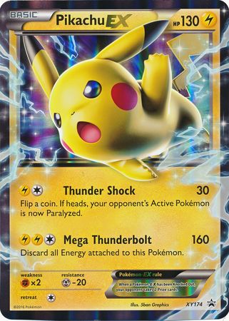 Pikachu EX (XY174) (Jumbo Card) [XY: Black Star Promos] | Exor Games New Glasgow