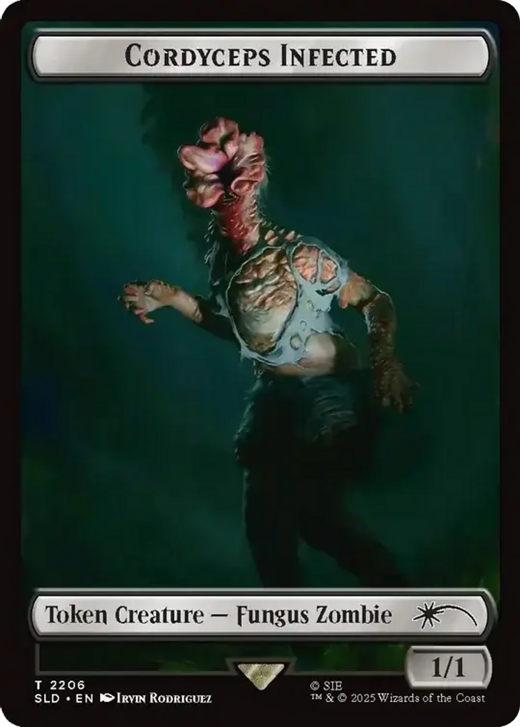 Cordyceps Infected Token (2206) [Secret Lair Drop Series] | Exor Games New Glasgow