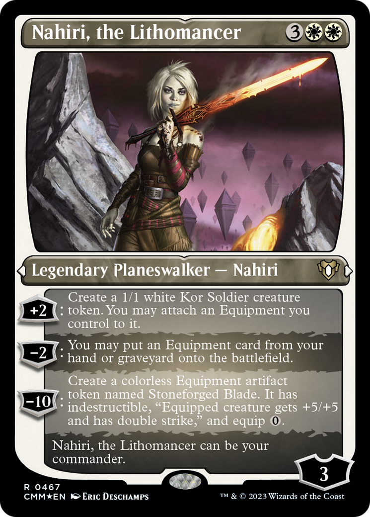 Nahiri, the Lithomancer (Foil Etched) [Commander Masters] | Exor Games New Glasgow