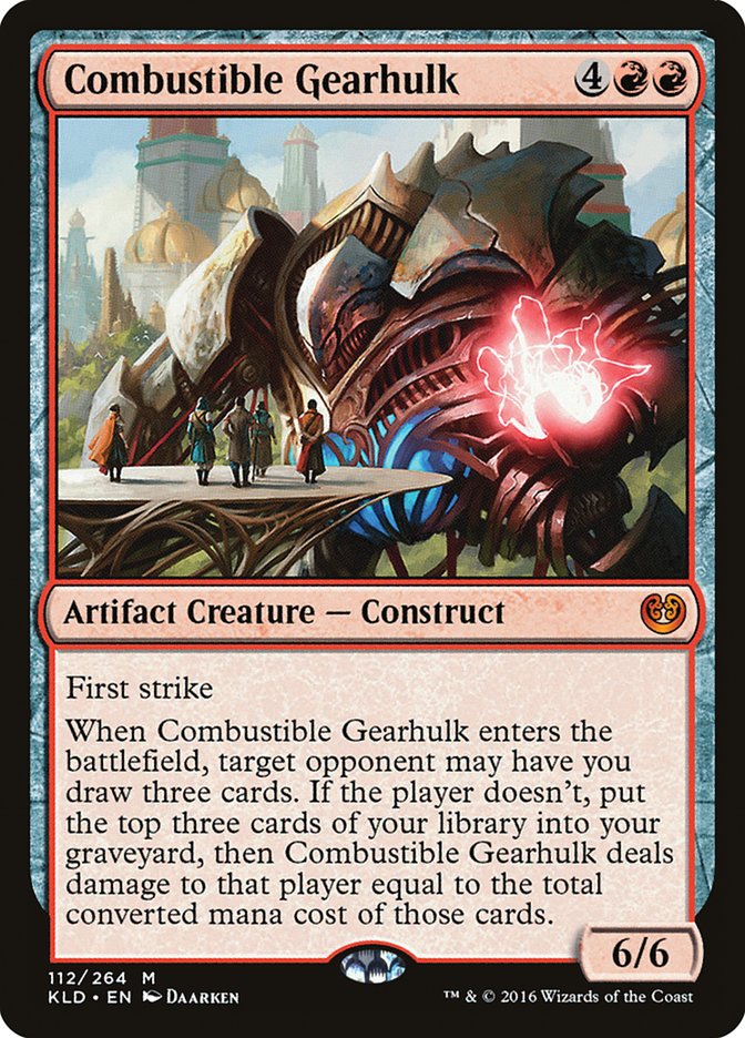 Combustible Gearhulk [Kaladesh] | Exor Games New Glasgow