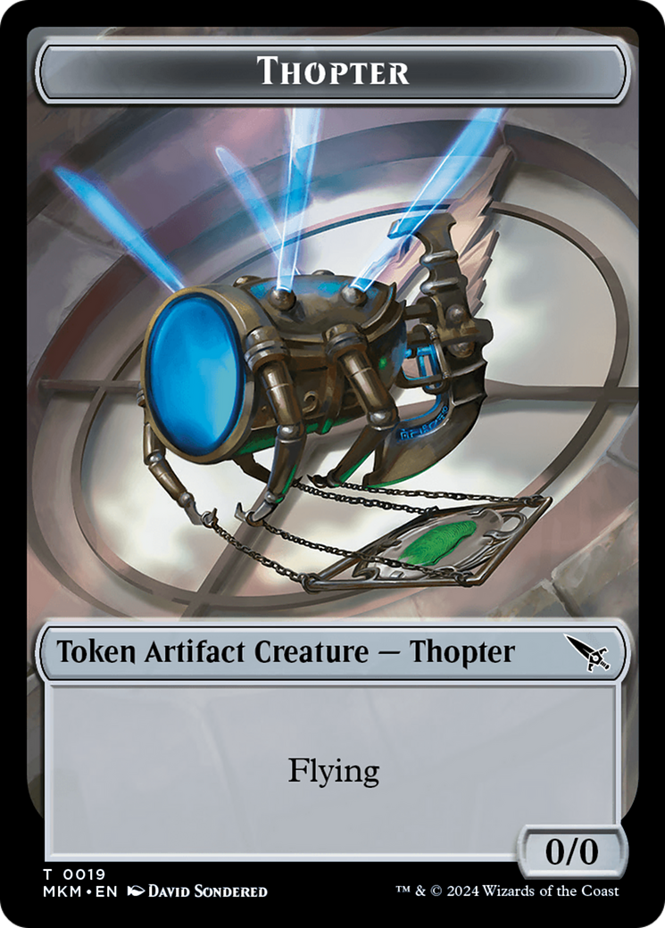 Thopter Token (0019) [Murders at Karlov Manor Tokens] | Exor Games New Glasgow