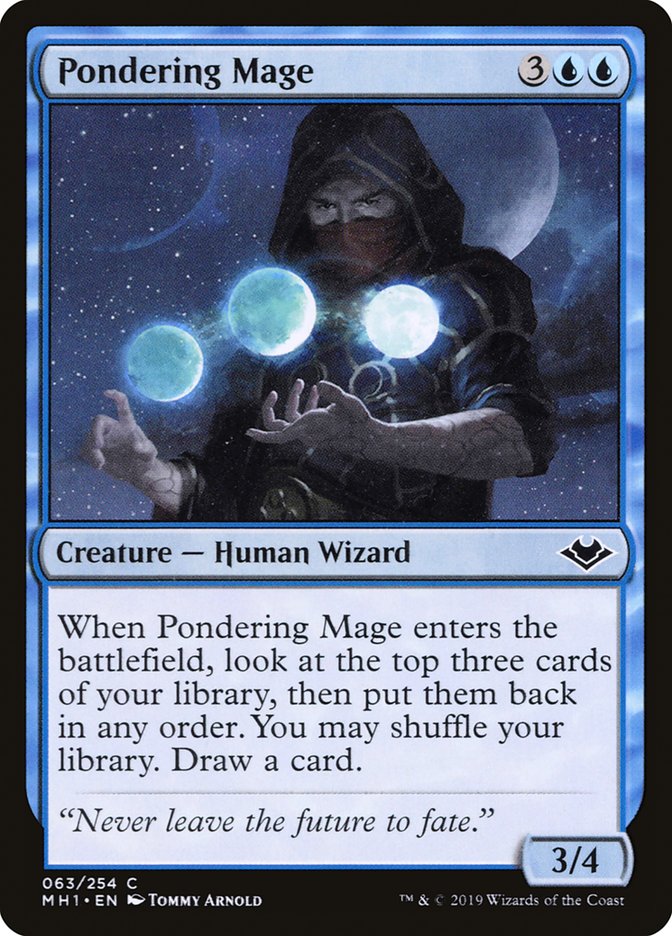 Pondering Mage [Modern Horizons] | Exor Games New Glasgow