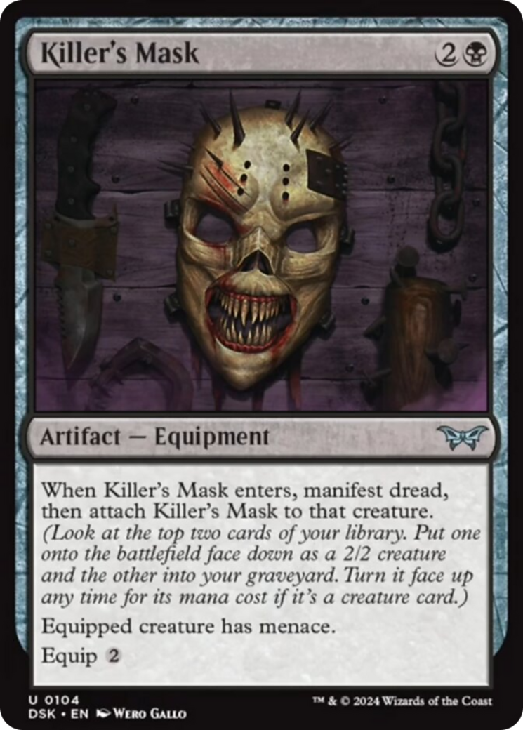 Killer's Mask [Duskmourn: House of Horror] | Exor Games New Glasgow