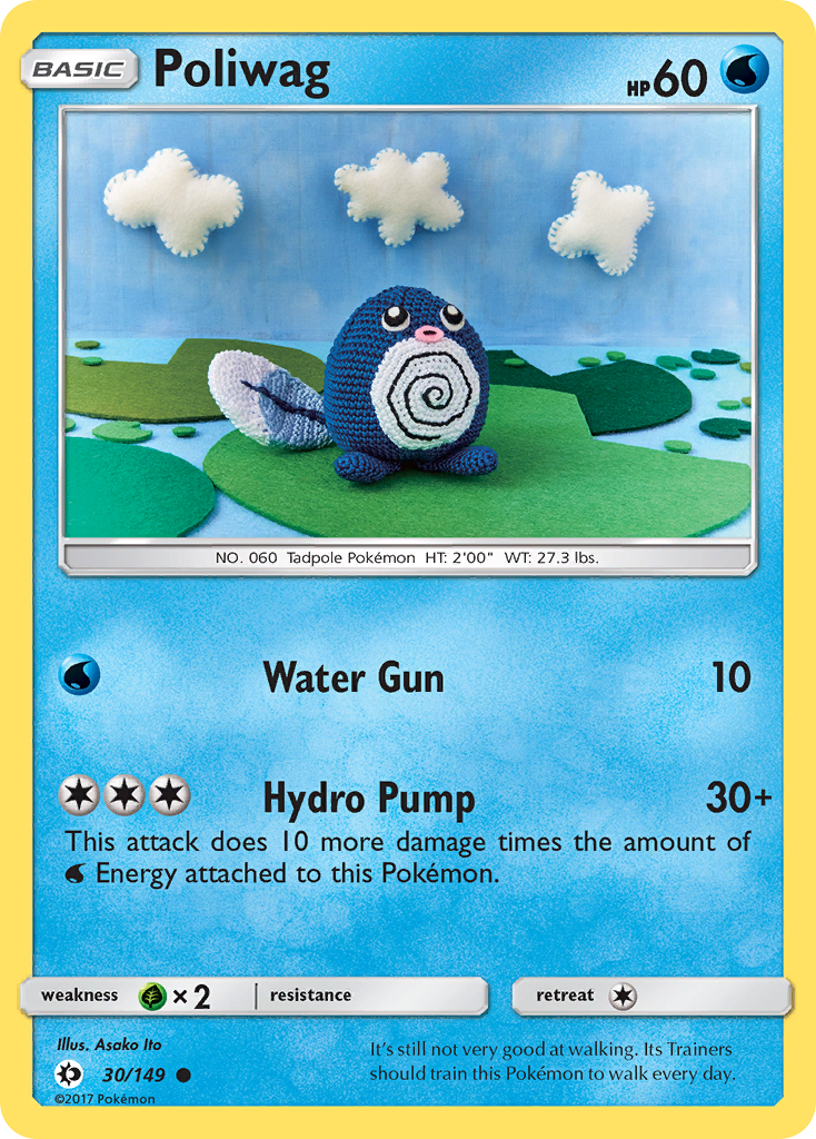 Poliwag (30/149) [Sun & Moon: Base Set] | Exor Games New Glasgow